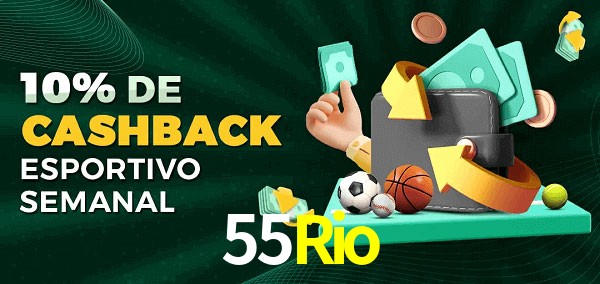 10% de bônus de cashback na 55Rio